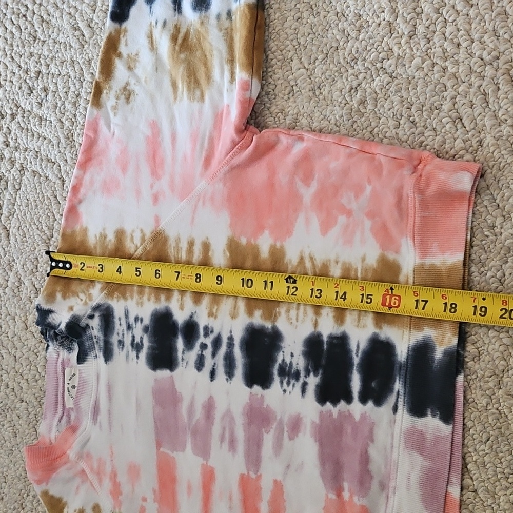 Electric & Rose Time To Live Cropped Sweatshirt Size Small View 6
